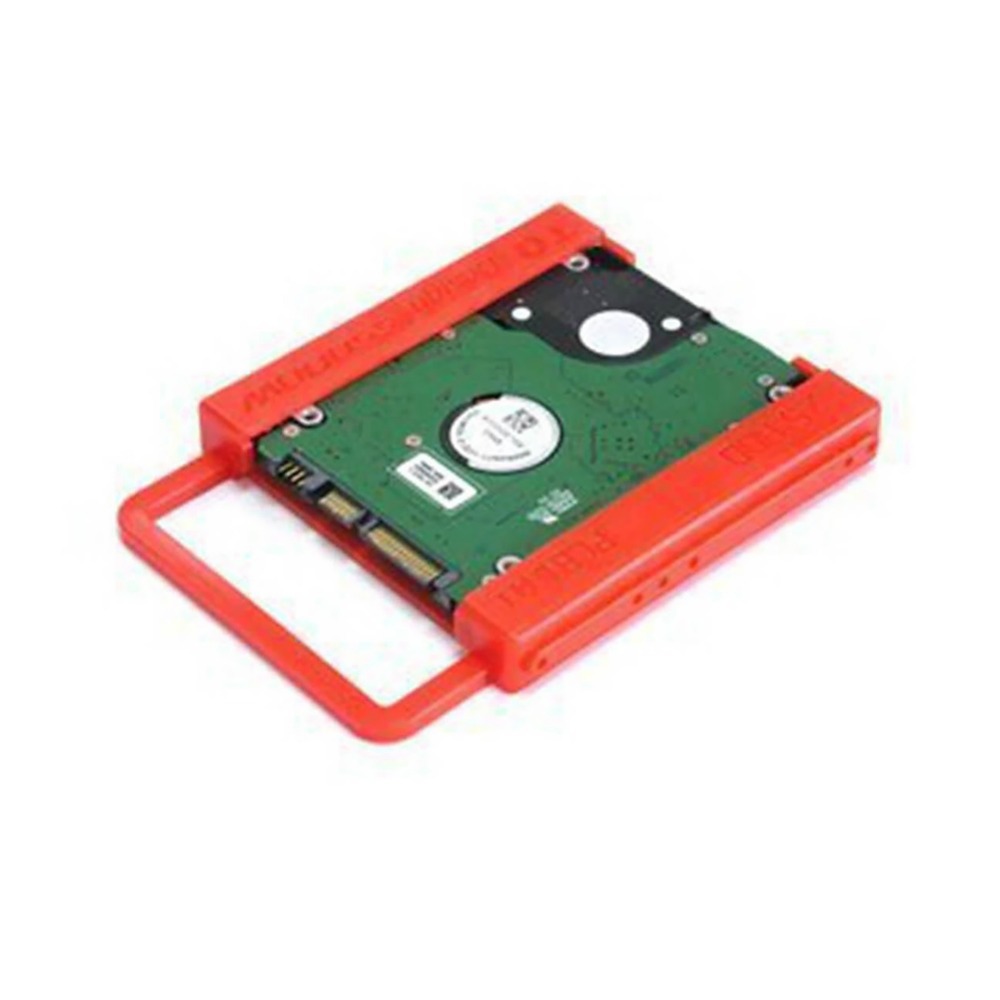 2 5 to 3 5 Inch SSD HDD Hard Disk Mounting Adapter Bracket Dock Holder Plastics