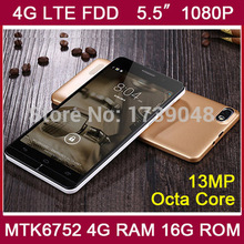 Original Phone S960 Cell 4G LTE FDD MTK6752 Octa Core MT6752 5 5 IPS 1920 1080