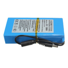 Wholesale 2015 New Arrival 1pcs Super Rechargeable Protable Lithium ion Battery EU Plug DC 12V 8000mAh