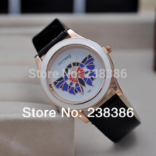 TGJW085 Vintage Jewelry High quality trendy Wonmen s Butterfly Watch with PU Strap Watches 