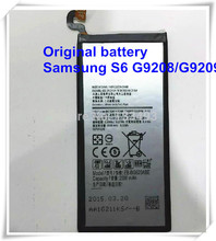 New Original 2550mAh 3.85V Mobile Phone Batteries For Samsung S6 G9208 G9209 EB-B920ABE Battery Bateria Batteriej free shipping