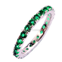 Luxuriant Series Emerald Quartz 925 Silver Ring Size 6 7 8 9 10 11 12 13 New Fashion Women Jewelry Rings Wholesale Free Shipping
