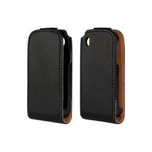 Luxury Genuine Real Leather Case Flip Cover Mobile Phone Accessories Bag Retro Vertical For LG L40