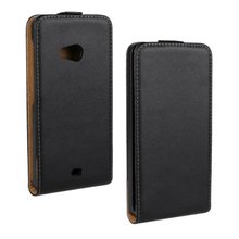 Luxury Genuine Real Leather Case Flip Cover Mobile Phone Accessories Bag Retro Vertical For Nokia Microsoft