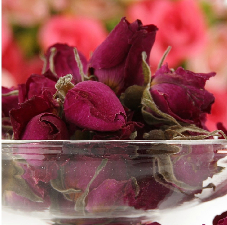 Rose bud health care Fragrant Flower Tea the products fragrance dried rose buds skin food Free