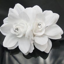 HOT Fashion Girl Women Crystal Bridal Wedding Prom Party Flower Clip Pin Hairpin Hair Barrettes Woman