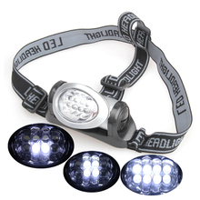 New Super Bright 8 LEDs Headlamp 3 Mode Energy Saving Outdoor Sports Camping Fishing Head Lamp