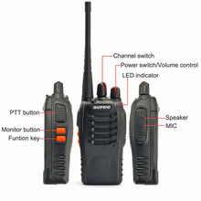 Baofeng BF 888S Walkie Talkie Two way Portable Radio Interphone UHF 5W 400 470MHz 16CH Free