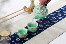 A pot 2 cups Kung fu tea set Longquan celadon tea set travel tea set celadon