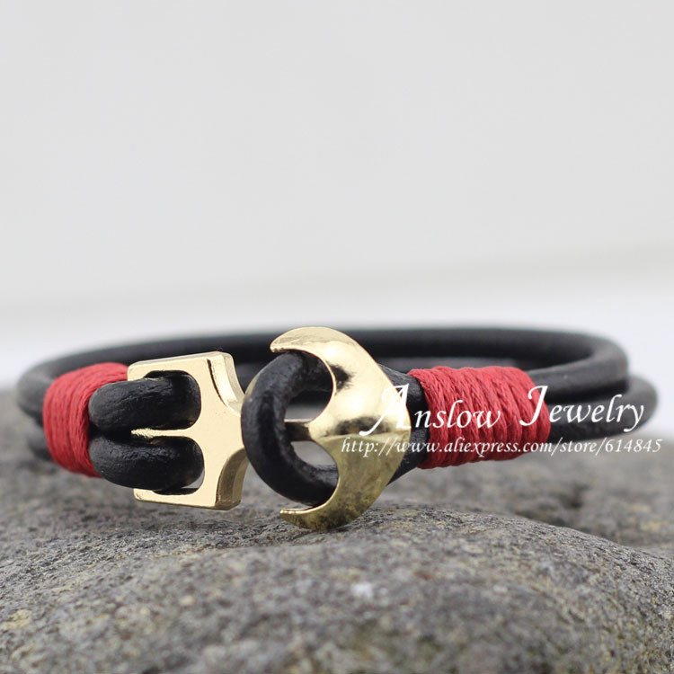 LOW0156LB Leather bracelets bangles high quality cool leather bracelet men Casual Style fashion men s jewelry
