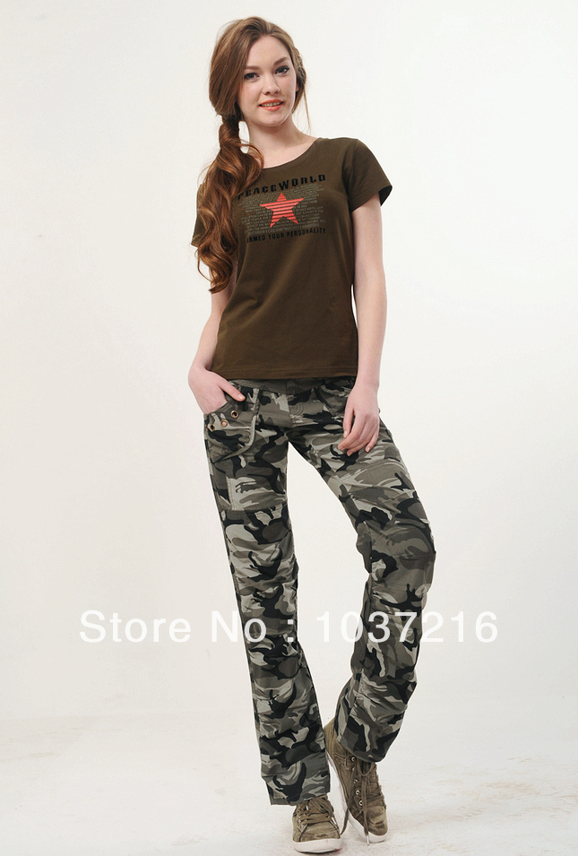 ... Low Price Baggy Camouflage Pants for Women at Factory Price
