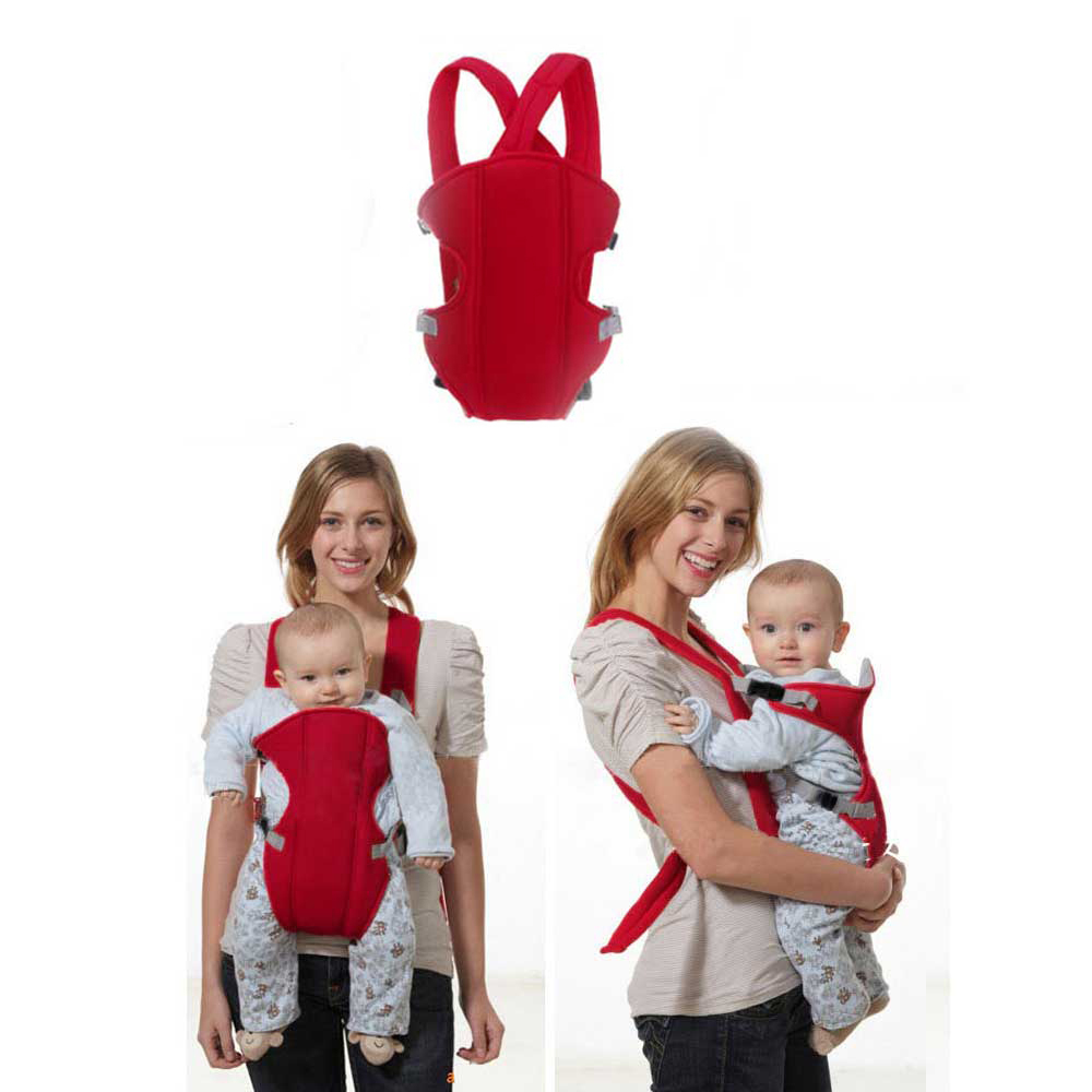  Free Shipping Vogue Breathable 3D Mesh Baby Wrap Carrier Baby Sling for Infant Babies Red