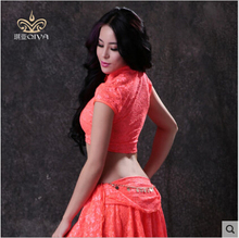 Belly dance costume sexy lace short sleeves belly dance top women belly dance exercise jacket 4kinds
