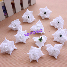 4CM/50PCS Small Buds Artificial Silk Tea Rose Heads,Floral Head Wreath,Diy Bouquet Accessories,Wedding,christmas,Home Decoration