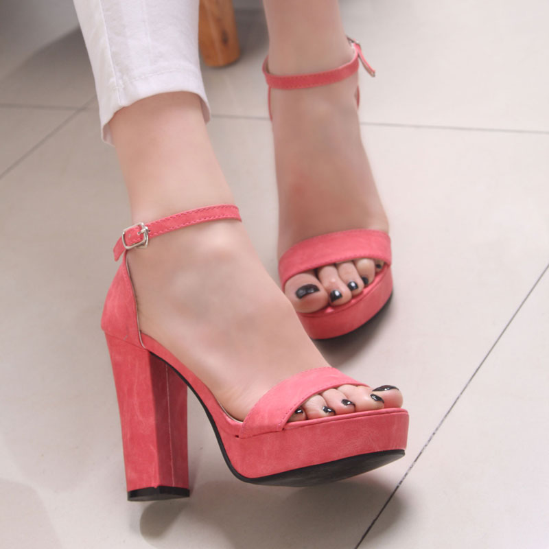 H675 Discount Promotion 7 inch heels 3 inch platform sandals rhinestone high heeled shoes sexy cross a large selection of shoes