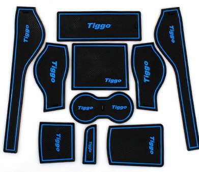 Chery Tiggo5 2013 2014 Rubber car mat car anti slip mat non slip mats Interior door