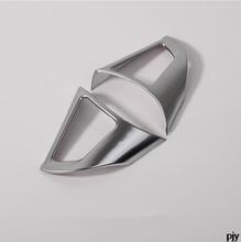Car Steering Wheel ABS Chrome Decoration Cover trim 2pcs for 2014 Chevrolet Trax High match