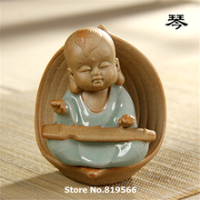 New 2015 Chinese Poetry and painting Ge Ceramic Tea Toy Kung Fu Tea Set Pet Decoration
