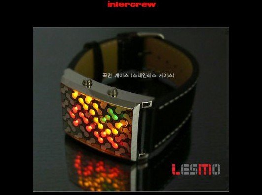 Free shipping Wrist watches Watch watches South Korea LED ODM Intercrew(China (Mainland))