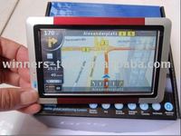 2012 new map free shipping 5" gps navigation