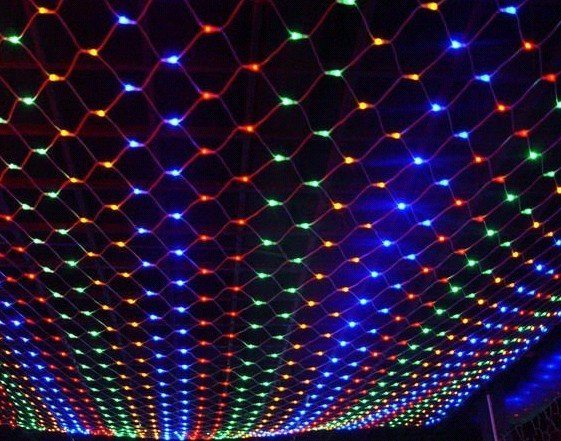 120 LED Colors Net Fairy Lights Ornament Outdoor Wedding Party European 