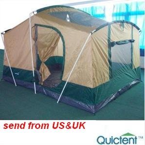 large cabin tents camping on ... Large CABIN 2 Room Large Family Cabin Camping fishing hiking Tent