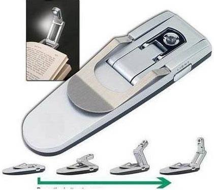 200pcs/lot low-paying cargo LED book light Robotic LED Clip On Reading Book working lamp(China (Mainland))