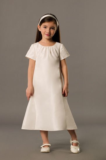 Free shipping children kids little girl wedding gown flower girl dress 
