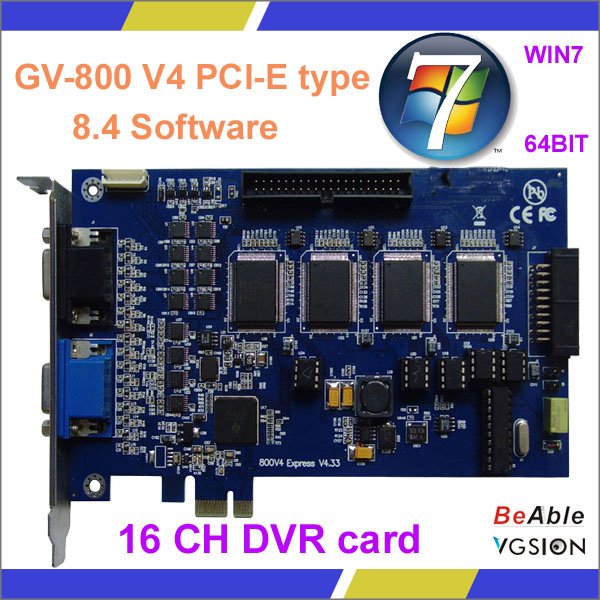 GV800 V4 GV Card PCI E Card Support Windows 7 64bit