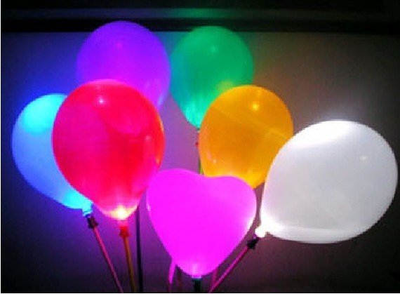 free shipping Christma gifts200pcs lot Led balloon flashing balloons 