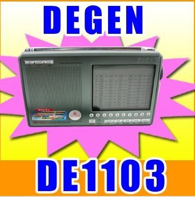 DEGEN DE1125 FM MW SW DSP Radio 2GMP3 Recorder