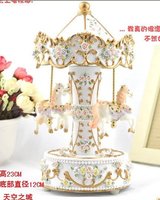 Carousel Music Box Happy Sky City unceasing love romance