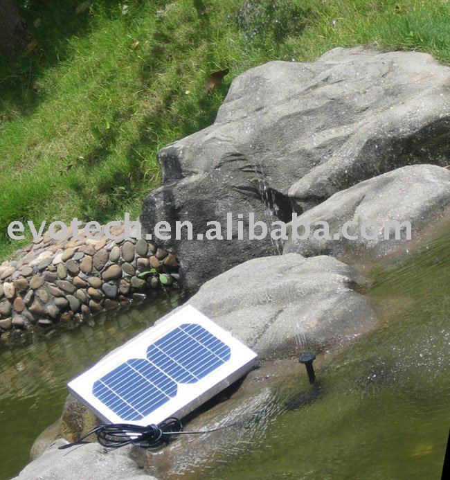Large Solar Powered Water Fountains
