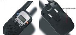 恋人のための2pcs/lotギフトの考えは手持ち型の携帯無線電話、対面ラジオ、PMRシステム、LCD表示が付いているインターホンをもてあそぶ
