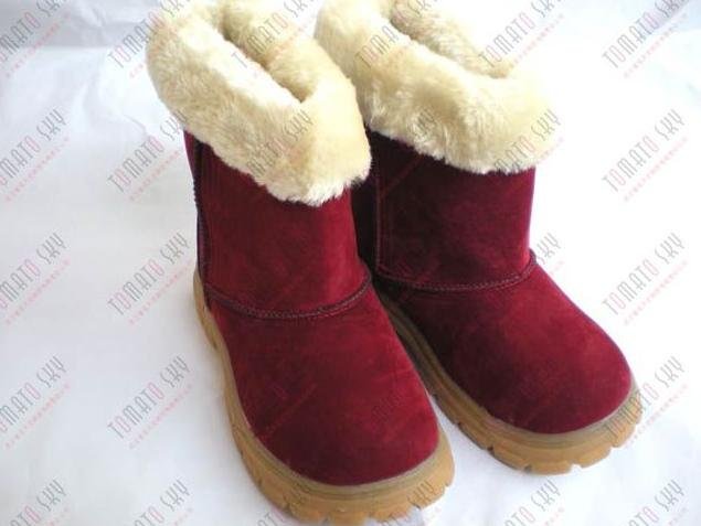 christmas gift unisex snow boots show for children(China (Mainland))