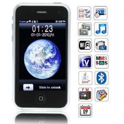 Купить Dual sim двойной камеры wifi tv сотовый телефон m002l в интернет ...