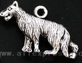 Free Shipping  Tibetan Silver Nice shepherd dog Charm Pendant