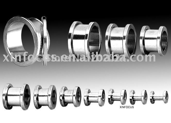 22MM-316L steel Ear tunnel -Body Jewelry -Body Jewellery-Bulk Sale/Ear piercing Jewelry(China (Mainland))