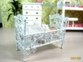 1/12 Scale Dollhouse Furniture Miniature Metal Baby Crib Bed ~ Free Shipping !