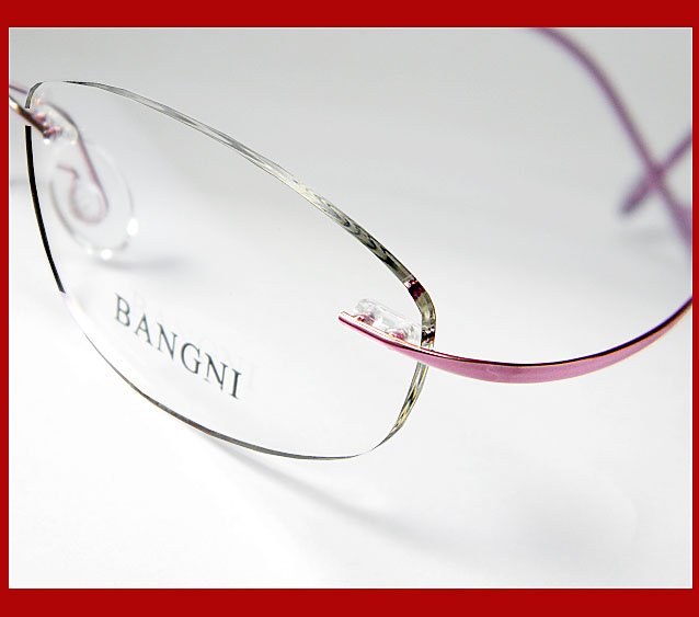 HOLIDAY SALE WOMENS LADIES RIMLESS 100% BETA TITANIUM ...