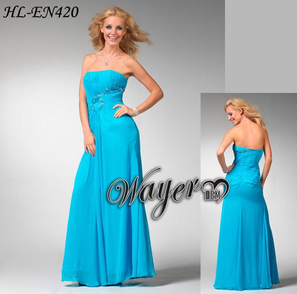 Ladies' Brilliant Evening Gown HL-EN420(China (Mainland))