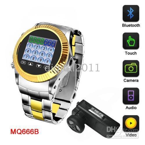 phone Quadband enlarging the sample bluetooth phones MQ666 unlock the memory for Watch mobile(China (Mainland))
