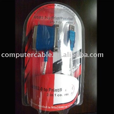 Купить USB 2.0 для печати параллельно 2 в 1 преобразовать кабель в ...