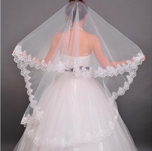 Free shipping Bridal Accessories Wedding Veil wedding dress evening wear
