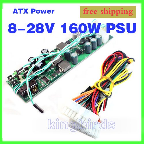 Купить хорошее качество 100% новый mini-itx м2 автомобиль pc dc-dc 160w ...