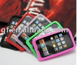 5PCS wholesale and retail Brand SILICONE CASE FOR 2ND 3RD GENERATION APPLE IPOD TOUCH(China (Mainland))
