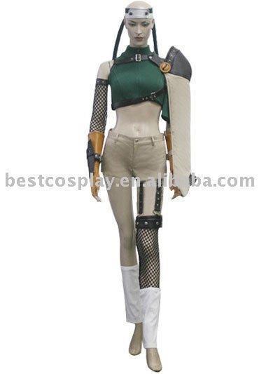 Final Fantasy VII Yuffie Kisaragi Cosplay Costume free shipping