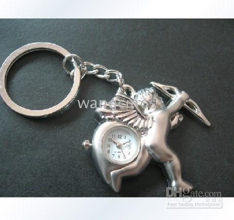 keychain watches nacklace watches cupid pendant pocketwatches retro sweater chain pocketwatches 