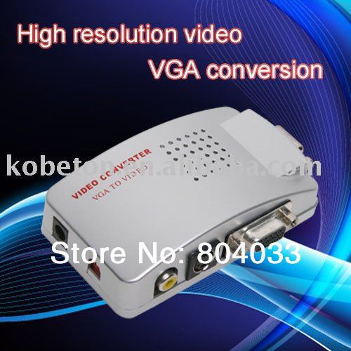 Купить универсальный ПК vga-tv av rca сигнал адаптер конвертер видео ...