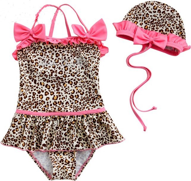 Name brand baby girl Leopard print bikini swimwear 3~7Tchild swimsuit Name brand baby girl Leopard print bikini swimwear 3~7Tchild swimsuit
